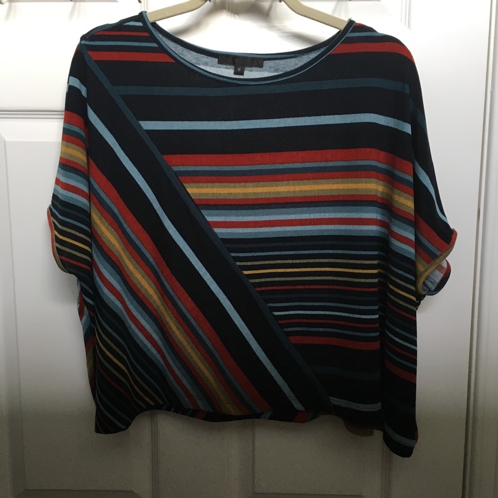 Striped boxy top